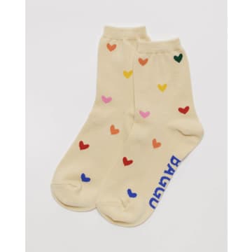 Shop Baggu Hearts Crew Socks