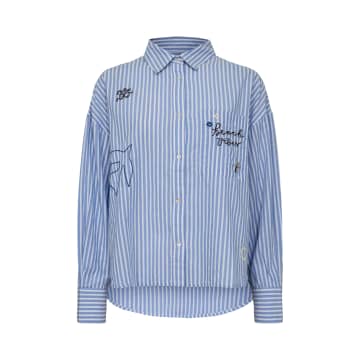 Shop Sofie Schnoor Shirt-blue Striped-s242455