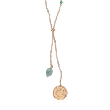 Shop A Beautiful Story Necklace Purpose In Gold