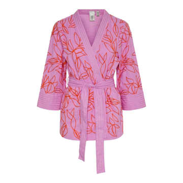 Shop Y.a.s. | Conea 3/4 Kimono In Purple