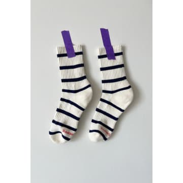 Shop Le Bon Shoppe Boyfriend Striped Sailor Socks