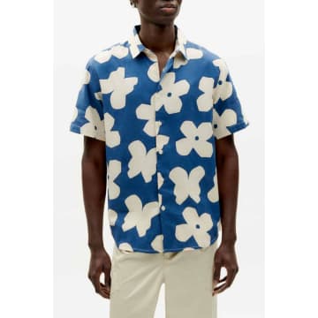 Shop Thinking Mu Blue Butterfly Tom Shirt
