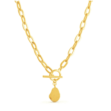 Formation Jewellery Molten Necklace In Gold