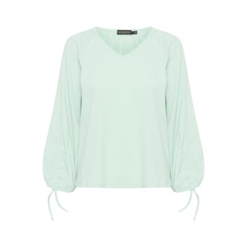 Shop Soaked In Luxury Slcatharina Blouse | Surf Spray In Blue