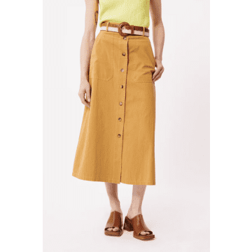 Shop Frnch Pinar Beige Skirt In Neturals