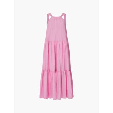Harrison Fashion Aleska Textured Dress | Strawberry Shake In Pink