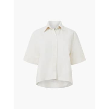 Harrison Fashion Finley Denim Shirt | Ecru In White