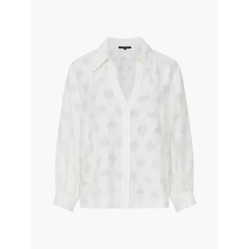 Harrison Fashion Freya Jacquard Shirt | Summer White