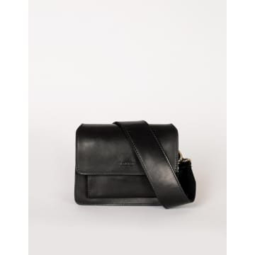 O My Bag Harper Black Mini Classic Leather Bag