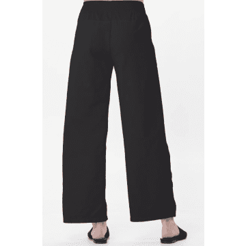 Suzy D London Suzy D Ultimate Palazzo Joggers In Black