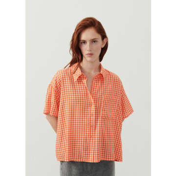 American Vintage Pykoboo Shirt In Orange