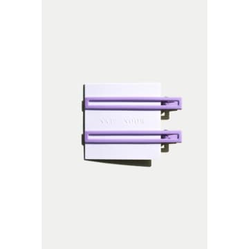 Nat + Noor Lilac Leia Hair Clips Set In Purple