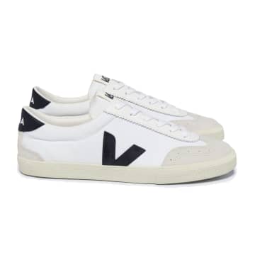 Shop Veja See Volley Canvas Sneaker White & Black