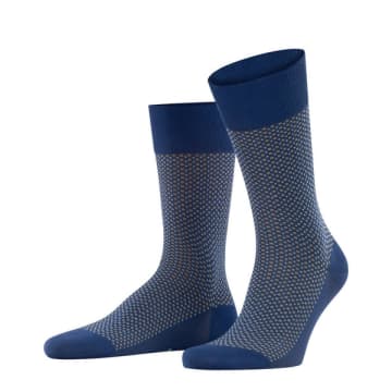 Falke Uptown Tie Socks Royal Blue