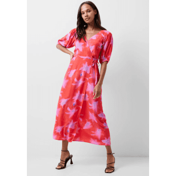 French Connection Christy Eco Delphine Maxi Dress In Pink