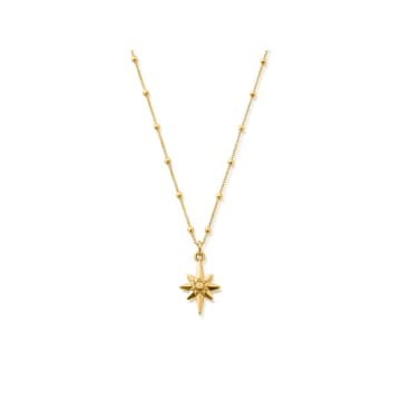 Chlobo Bobble Chain Lucky Star Necklace In Gold