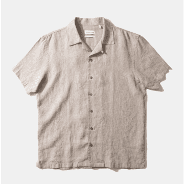 Edmmond Studio Light Brown Linen Picnic Shirt