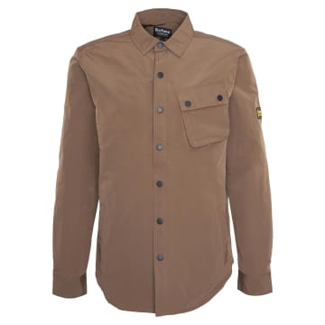 Barbour International Control Overshirt Fossil In Neutral