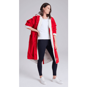 Cape Cove Snuggler Red Waterproof Changing Robe By