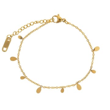 Timi Lia Gold Tiny Oval Bracelet