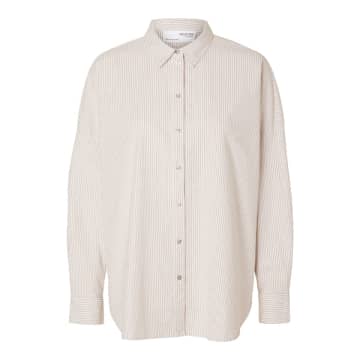 Selected Femme Slfnova Bright White Oxford Shirt