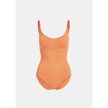 Grace & Mila Fodysuit Bodysuit In Orange