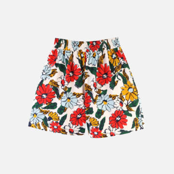 Lf Markey Basic Cotton Shorts Cosmos Floral In Multi