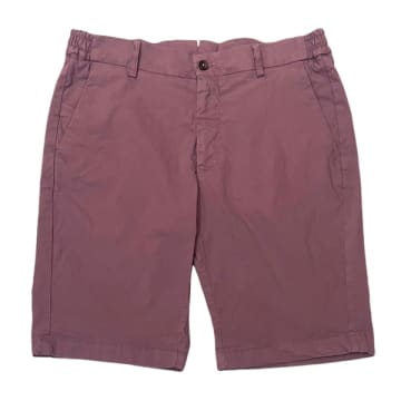 Fresh Recco Cotton Chino Shorts In Onion In Purple