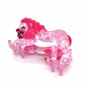 Curiouser Collection Pink Lion Hair Clip