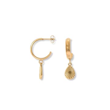 Shop A Weathered Penny Sol Earrings Gold