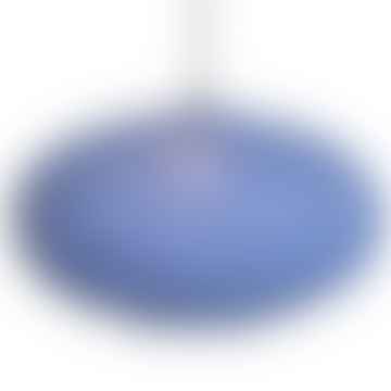 Small 60cm Blue And Cream Dot Cotton Pendant Lampshade