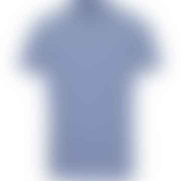Camiseta de rayas estrechas de aliso azul