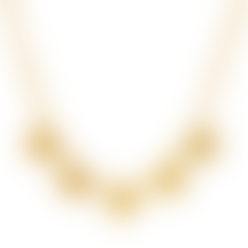 Gulzar Gold Flowers Necklace