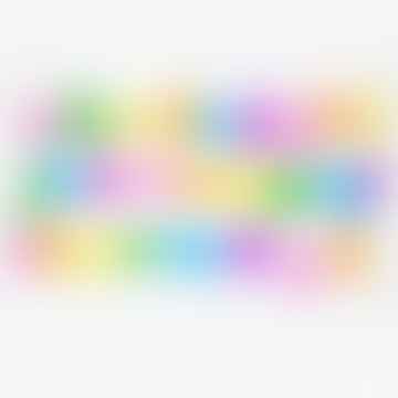 26 piezas de letras minúsculas acrílicas de colores multicolores