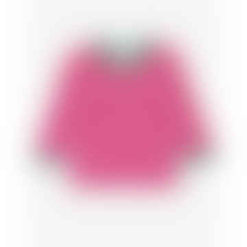 Pink Organic Breton LS T-Shirt