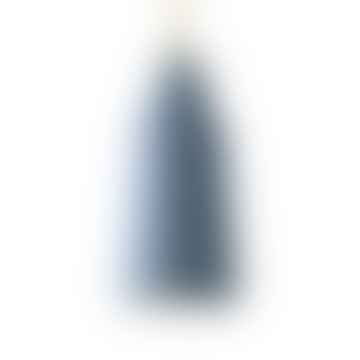 Washed Denim Blue Bottle Shaped Ceramic Lampshade
