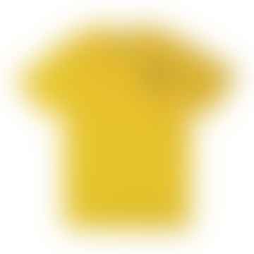 Hikerdelic Mountain Logo Ss T Shirt Sunshine Yellow