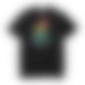 Gramicci Tie Dye Running Man T Shirt Black
