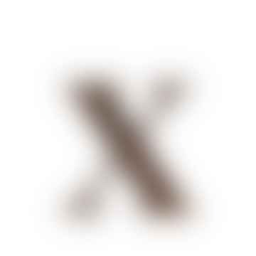 Gefundene Objekte Rostige Buchstaben X
