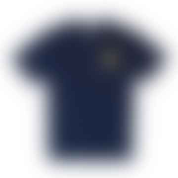 Camiseta de manga corta azul marino