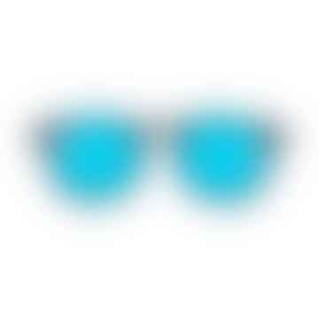 Children's sunglasses 0 2 years Babiators The Agent black with blue lenses