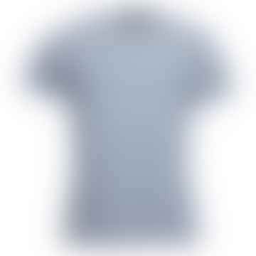 Duxford Stripe T Shirt Grey Marl