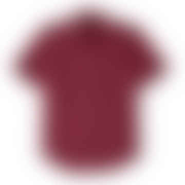 Sutter Sport Short Sleeve Shirt Dark Brown Scarlet