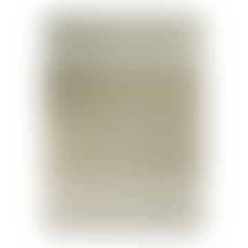 Alfombra de algodón beige y crudo de 160 × 230 cm