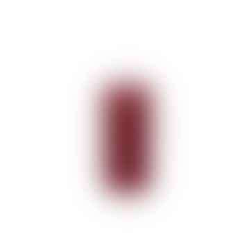 Vela de pilar pequeña con efecto de mármol rojo