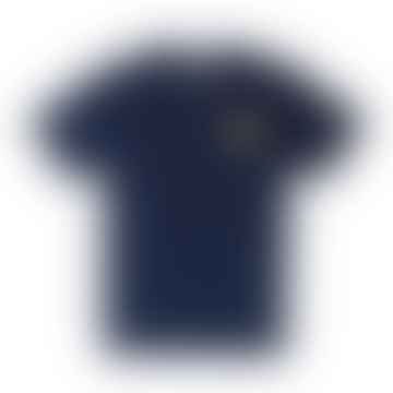 Navy Original Logo Short Sleeve T Shirt