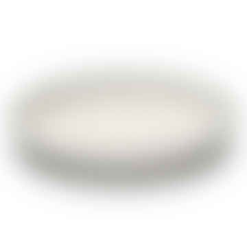 Inku - Runde Servierschale (32 cm) - Weiß