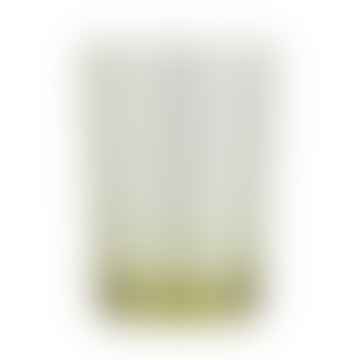 Tosco de vaso de vidrio amarillo toscano de 2