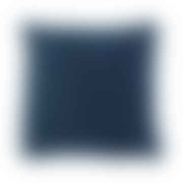 Velor de cojín, gasolina/azul, 50x50 cm