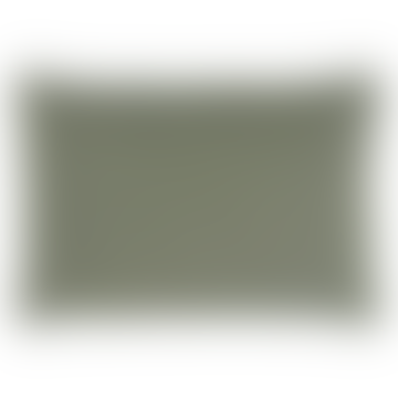 Coussin en lin 40x60cm vert craie